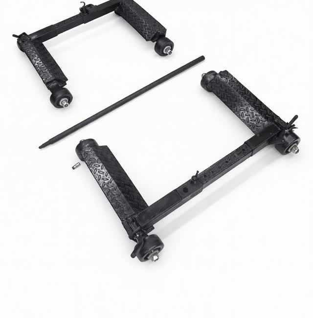 Heavy-Duty Tow Dollies – Pair with Pump Bar